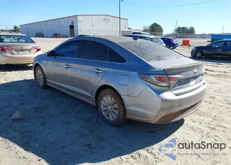 2016 Hyundai Sonata Hybrid Se из США, поврежденный, VIN KMHE24L15GA038545